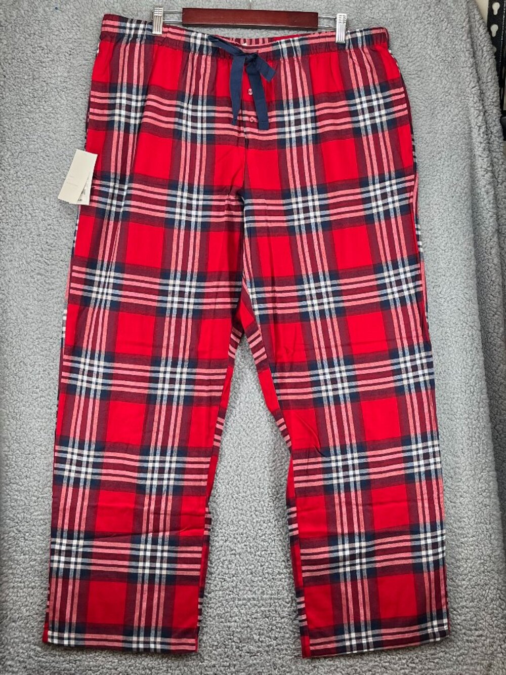 NWT Set of 2 Stars Above Perfectly Cozy Red Brushed Flannel Pajama Pants sz XXL